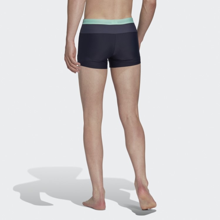 Cueca Boxer De Natação Com Colorblock De Tinta Adidas