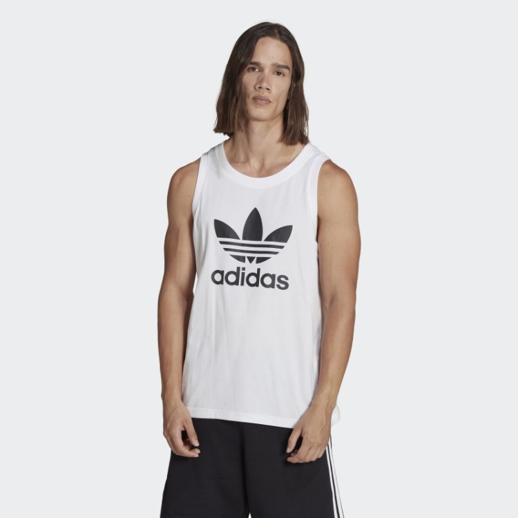 Regata Branca Adidas Adicolor Classics Com Trevo