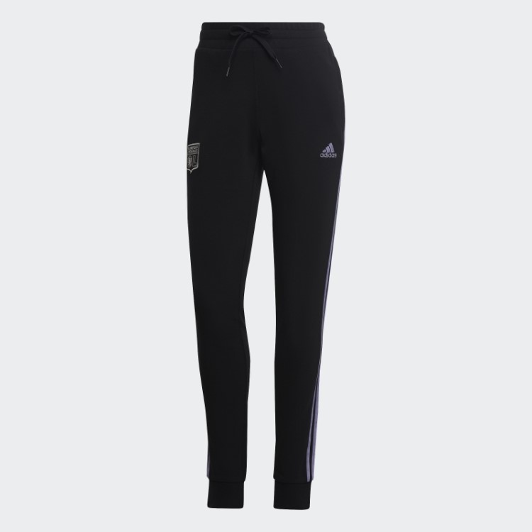 Calça Esportiva Olympique Lyonnais Adidas Preta