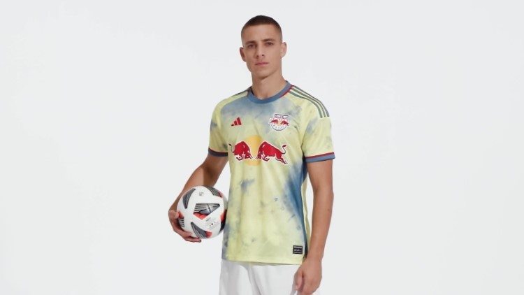 Pérola Citrino Adidas New York Red Bulls 23/24 Home Authentic Jersey