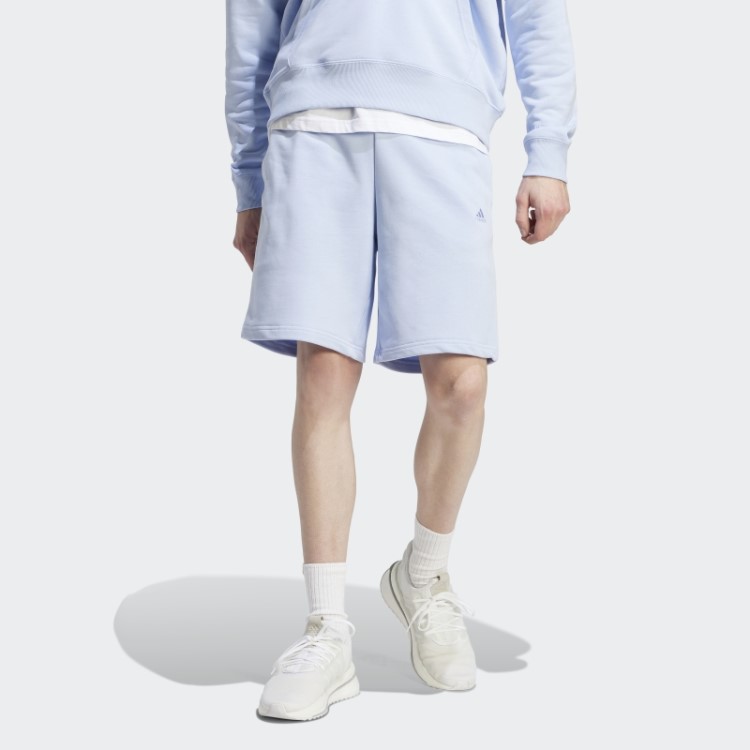 Bermuda Adidas Blue Dawn All Szn French Terry Estilosa