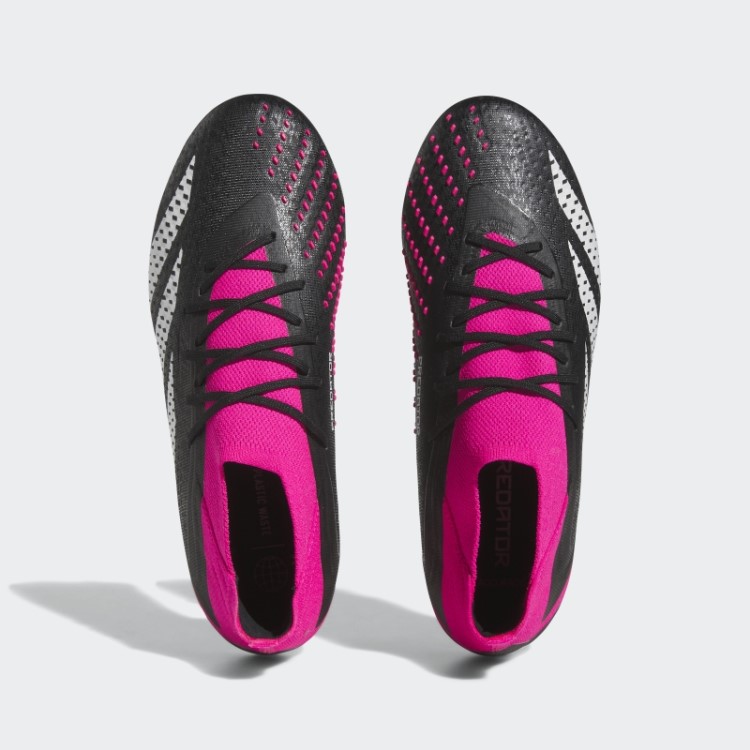 Chuteira Adidas Predator Precision.1 Rosa Para Solo Firme