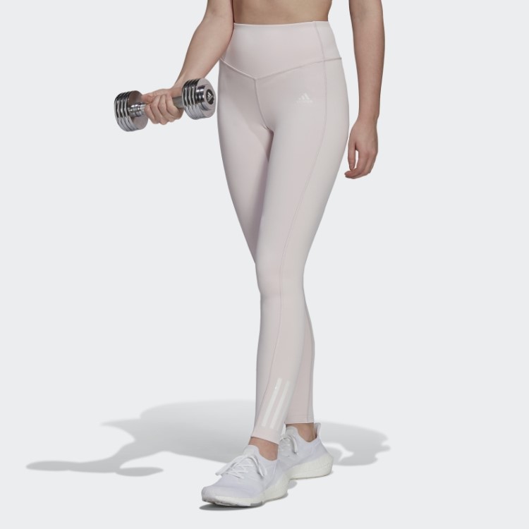 Meia-calça Rosa Adidas Hyperglam Aeroready Training