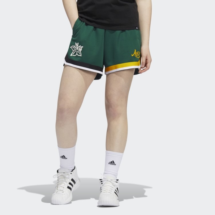 Bermuda Verde Escuro Adidas Candace Parker