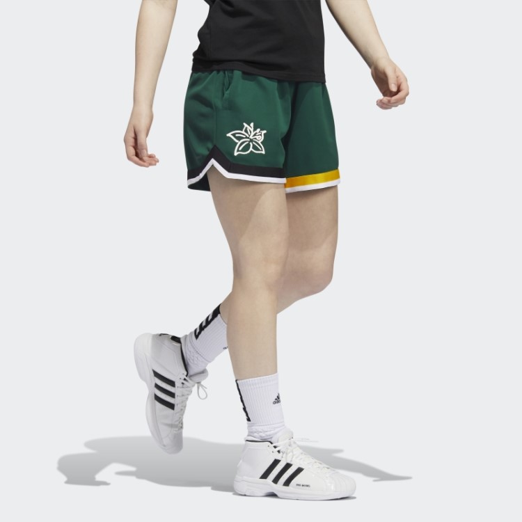 Bermuda Verde Escuro Adidas Candace Parker