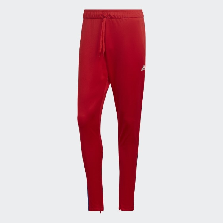 Fato De Treino Adidas Slim Vermelho Com Fecho De Correr