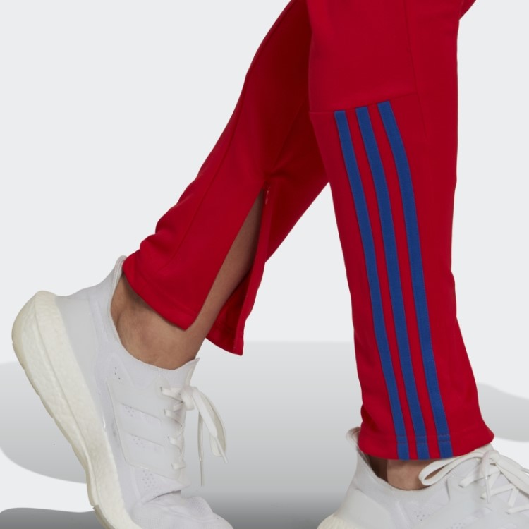 Fato De Treino Adidas Slim Vermelho Com Fecho De Correr