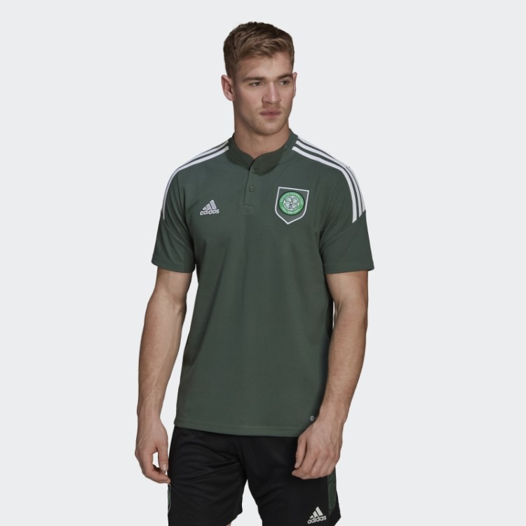 Camisa Pólo Celtic Fc Condivo 22 Verde óxido Adidas