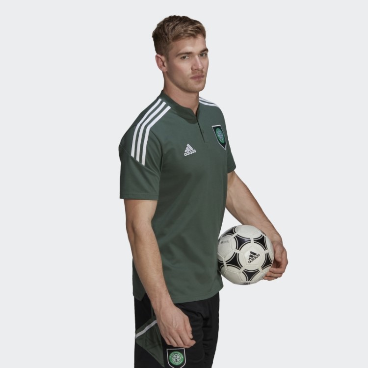 Camisa Pólo Celtic Fc Condivo 22 Verde óxido Adidas
