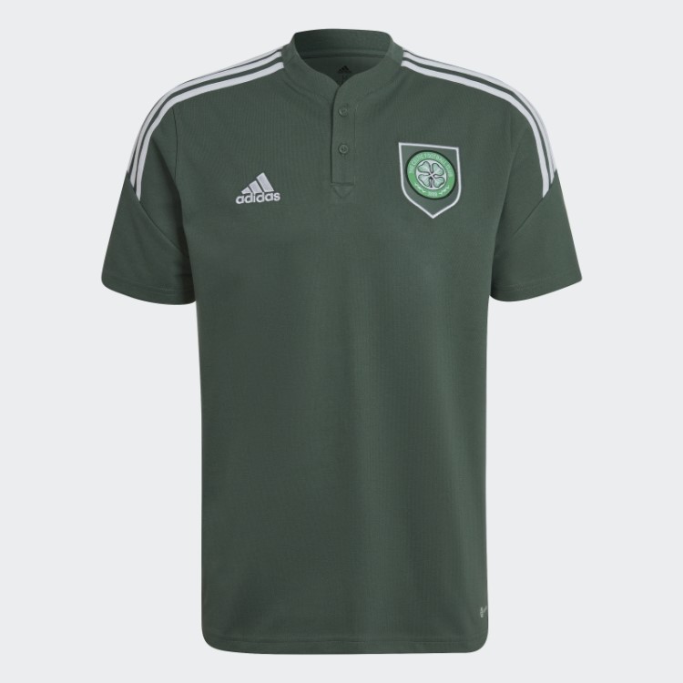 Camisa Pólo Celtic Fc Condivo 22 Verde óxido Adidas