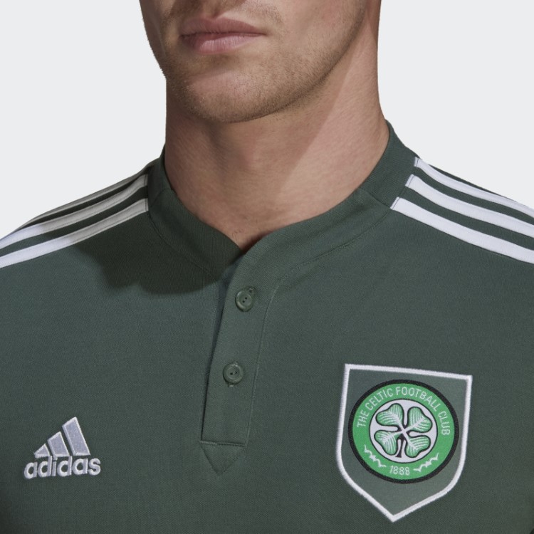 Camisa Pólo Celtic Fc Condivo 22 Verde óxido Adidas