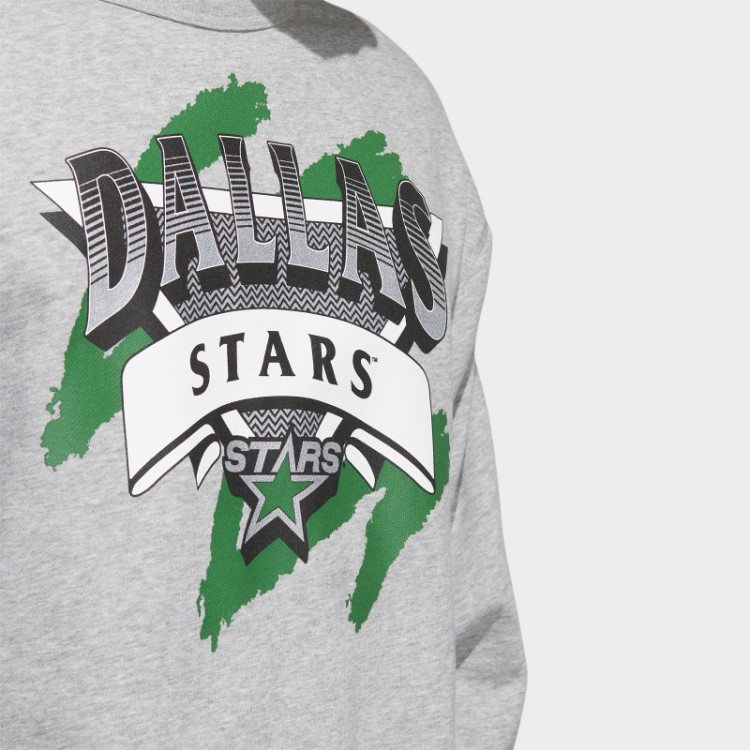 Moletom Cinza Médio Adidas Stars Vintage Crew
