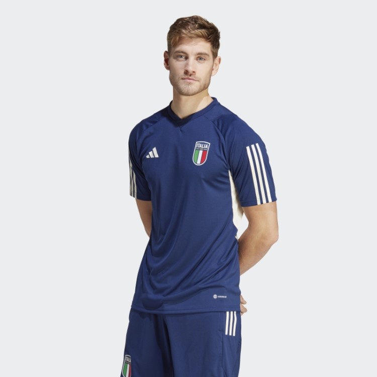 Camisa De Treino Adidas Azul Escuro Itália Tiro 23