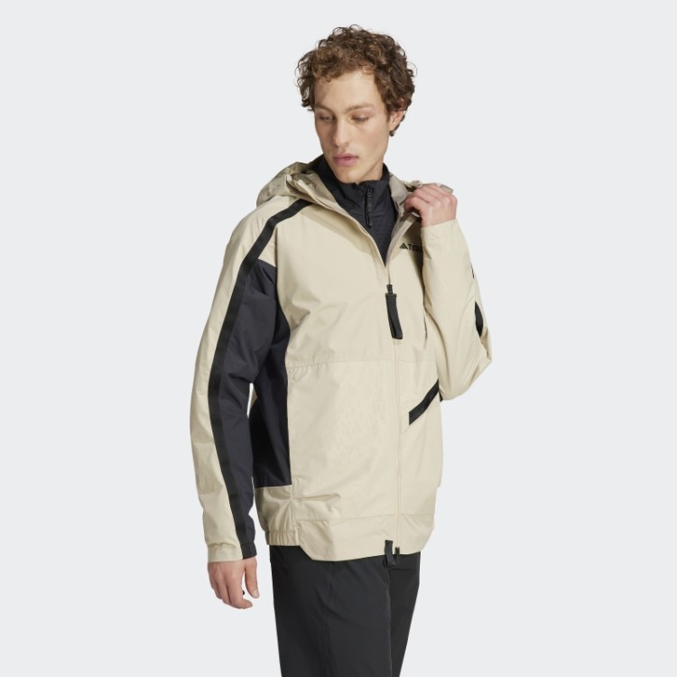 Terrex Utilitas Rain.rdy Jaqueta De Chuva De 2,5 Camadas Savanna Adidas