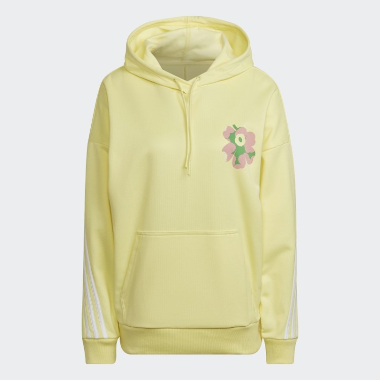 Moletom Com Capuz Adidas X Marimekko Pérola Citrino Quente