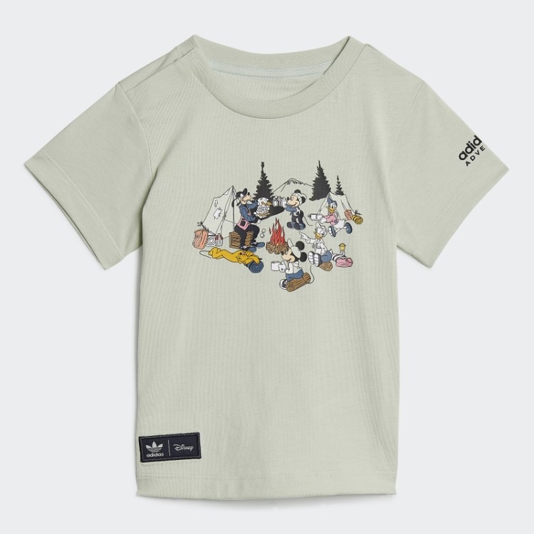 Camiseta Verde Adidas Disney Mickey And Friends