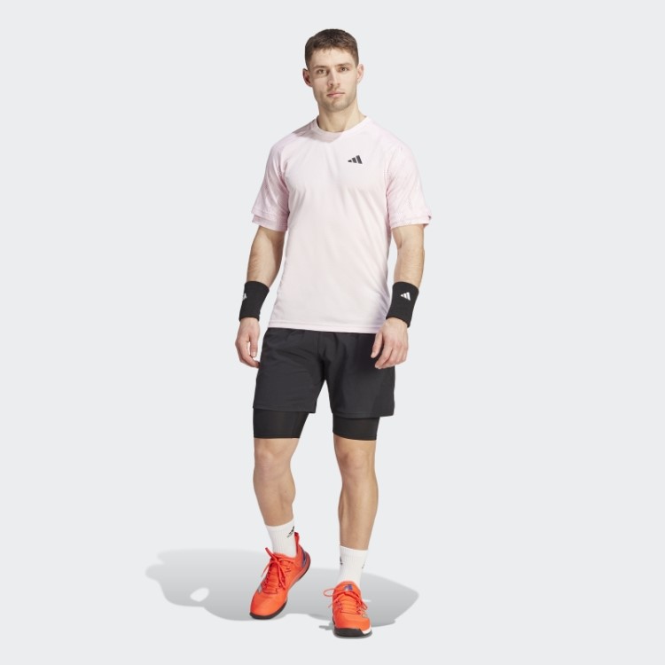 T-shirt Melbourne Tennis Heat.rdy Raglan Rosa Adidas