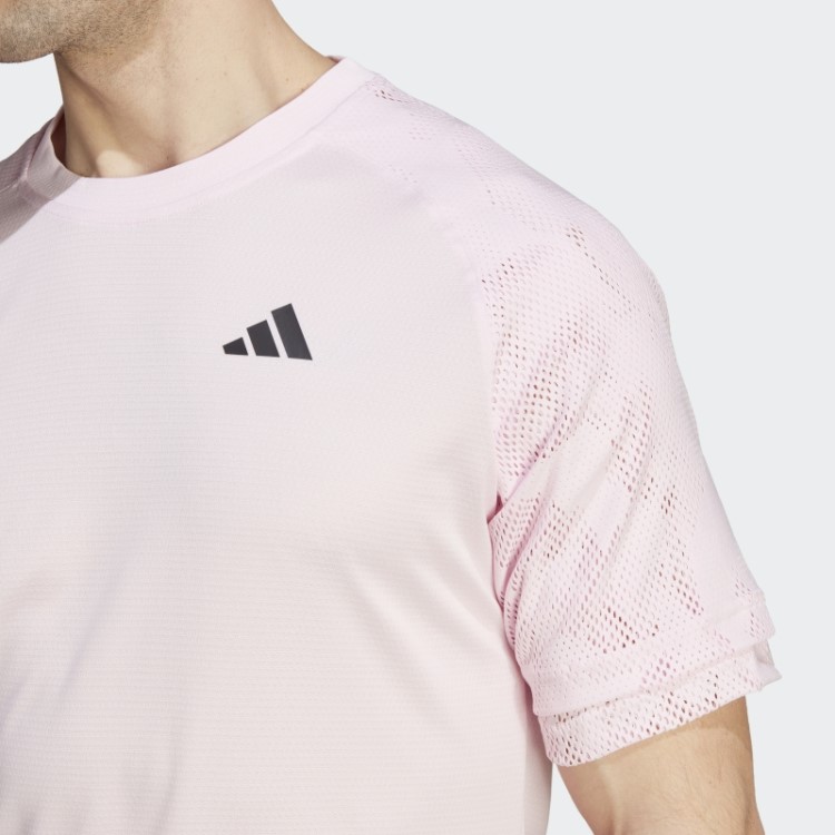 T-shirt Melbourne Tennis Heat.rdy Raglan Rosa Adidas