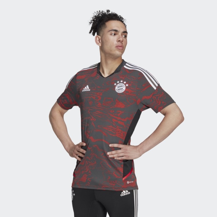 Camisa Do Fc Bayern Condivo 22 Pro Vermelho Adidas