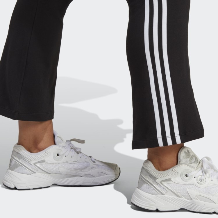 Legging Adidas Black Adicolor Classics 3 Listras 7/8 Flare (tamanho Grande)