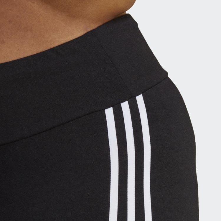 Legging Adidas Black Adicolor Classics 3 Listras 7/8 Flare (tamanho Grande)