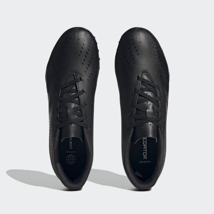 Precisão Do Predador.4 Sapatos De Relva Adidas Preto