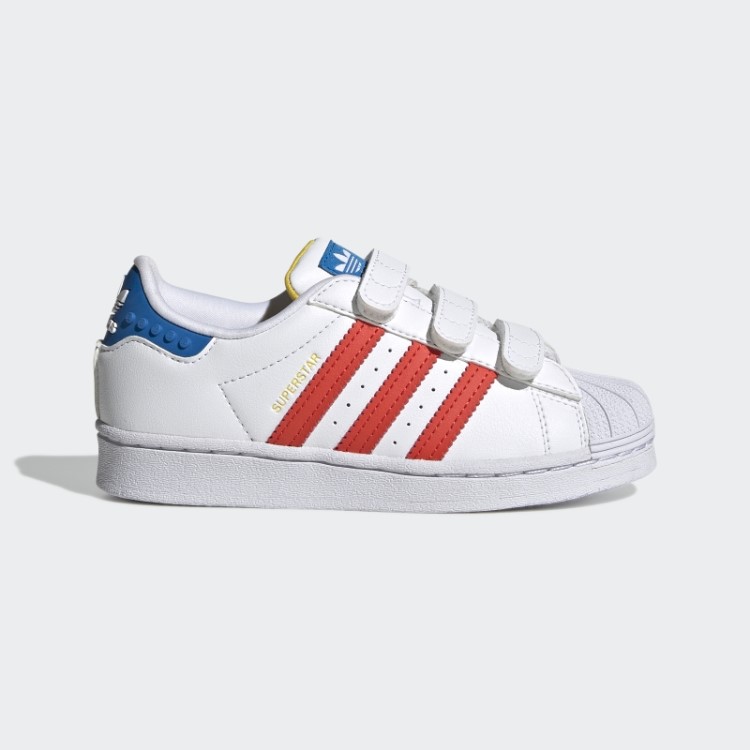 Tênis Adidas Branco Superstar X Lego