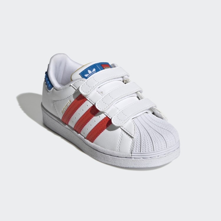 Tênis Adidas Branco Superstar X Lego