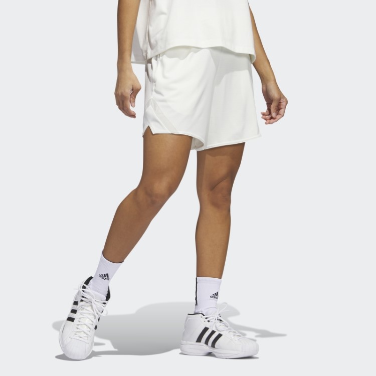 Bermuda De Basquete Branca Adidas Select