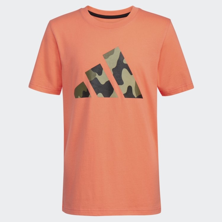Camiseta Camuflada Logo Coral Adidas