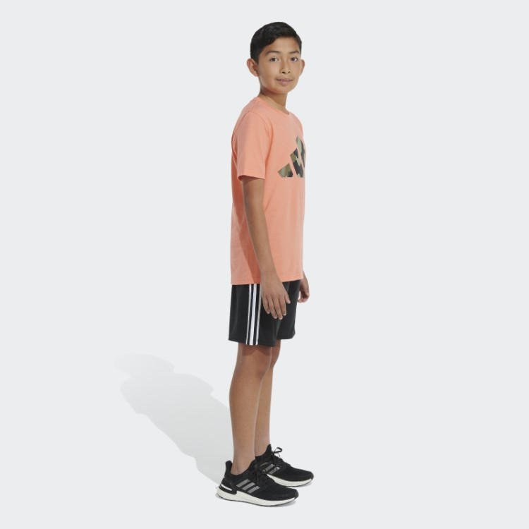 Camiseta Camuflada Logo Coral Adidas