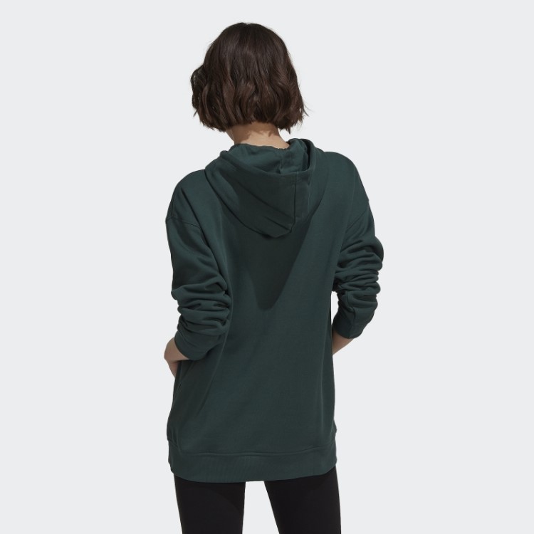 Moletom Verde Mineral Fashion Adidas Adicolor Trefoil
