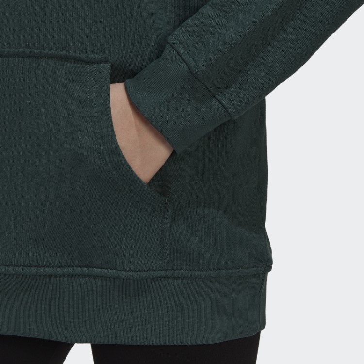 Moletom Verde Mineral Fashion Adidas Adicolor Trefoil