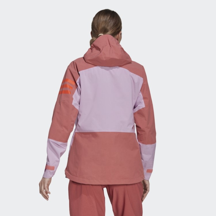 Jaqueta De Caminhada Adidas Lilás Terrex Xploric Rain.rdy