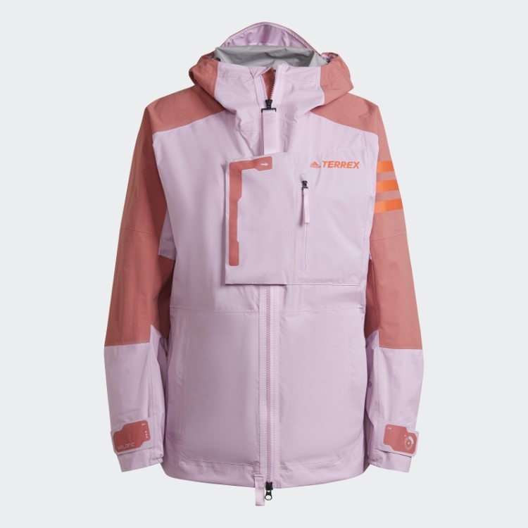 Jaqueta De Caminhada Adidas Lilás Terrex Xploric Rain.rdy