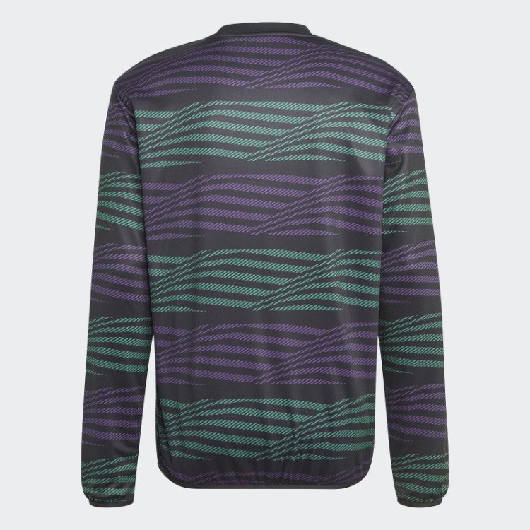 Top Quente Pré-jogo Do Real Madrid Adidas Preto