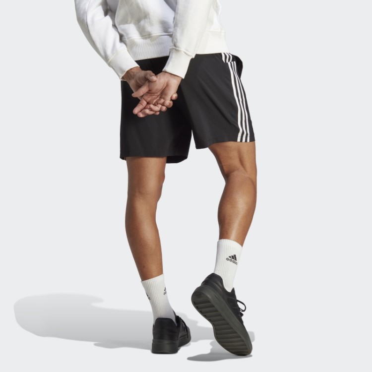 Calção Aeroready Essentials Chelsea Com As 3 Riscas Preto Adidas