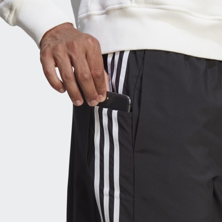 Calção Aeroready Essentials Chelsea Com As 3 Riscas Preto Adidas