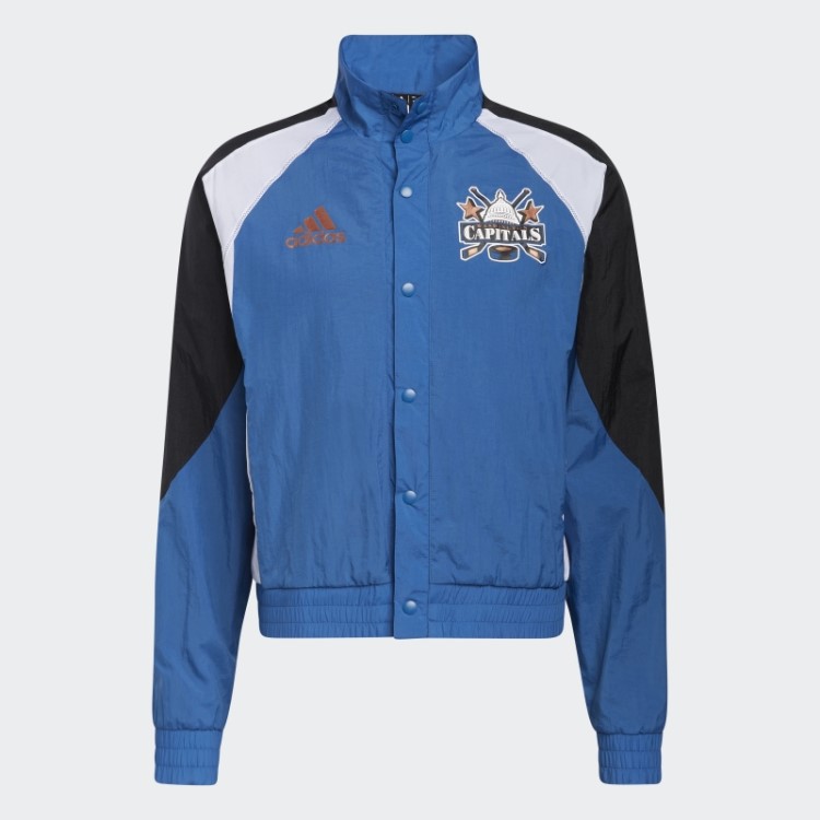 Adidas Capitals Reverse Jaqueta Retrô Azul