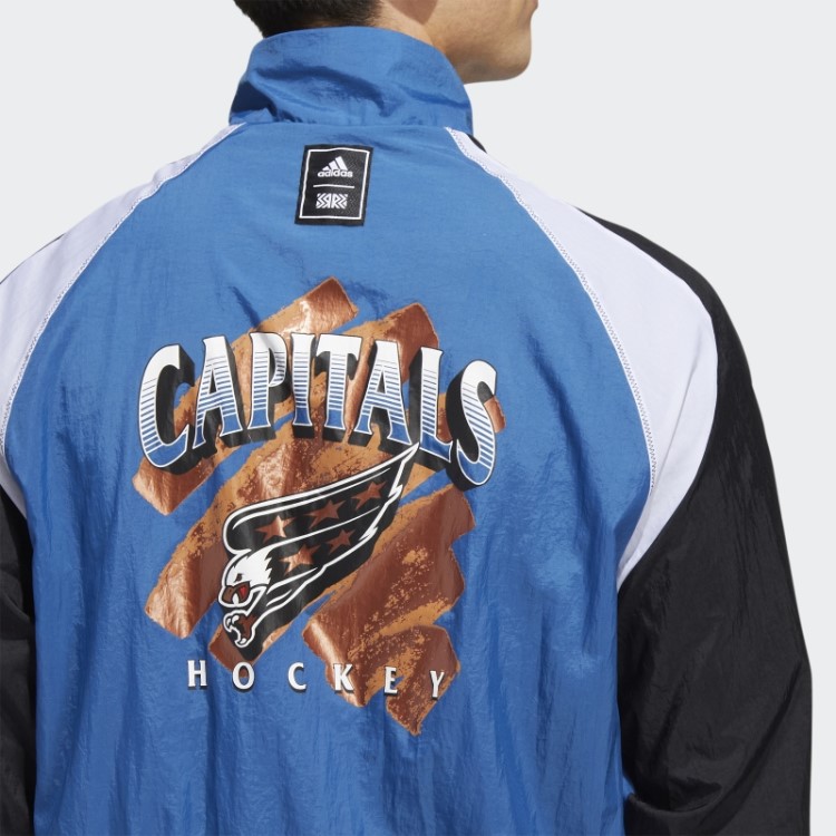 Adidas Capitals Reverse Jaqueta Retrô Azul