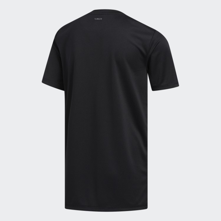 Distintivo Preto Climalite Da Adidas De Camiseta Esportiva