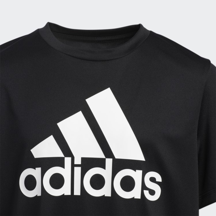 Distintivo Preto Climalite Da Adidas De Camiseta Esportiva