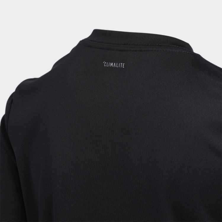 Distintivo Preto Climalite Da Adidas De Camiseta Esportiva