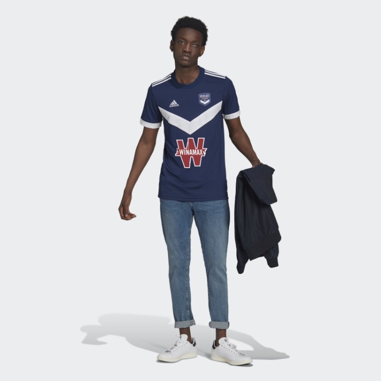 Camisa Azul Marinho Adidas Fc Girondins De Bordeaux 21/22 Home