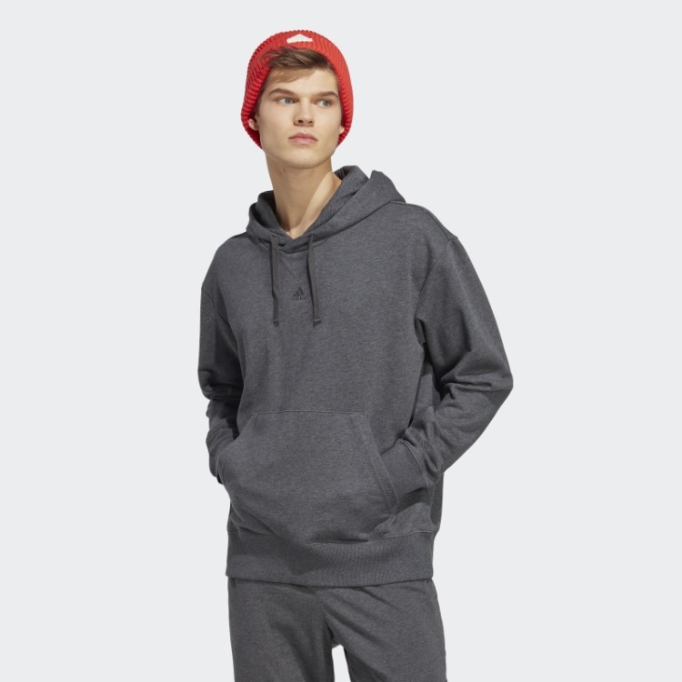 Moletom Adidas Cinza Escuro Urze All Szn French Terry