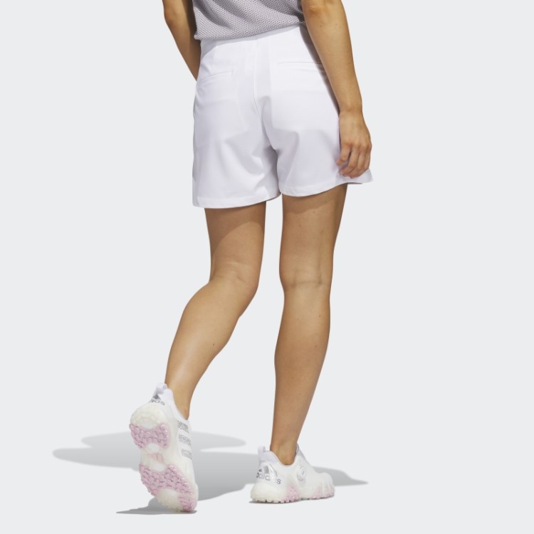 Bermuda De Golfe Branca Pintuck De 5 Polegadas Adidas