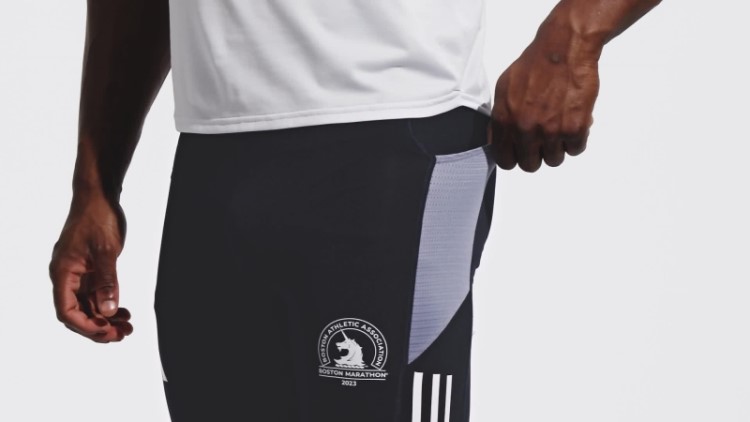 Boston Marathon 2023 Leggings De Corrida Quentes Adidas Ink
