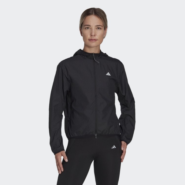 Blusão Preto Run It Adidas