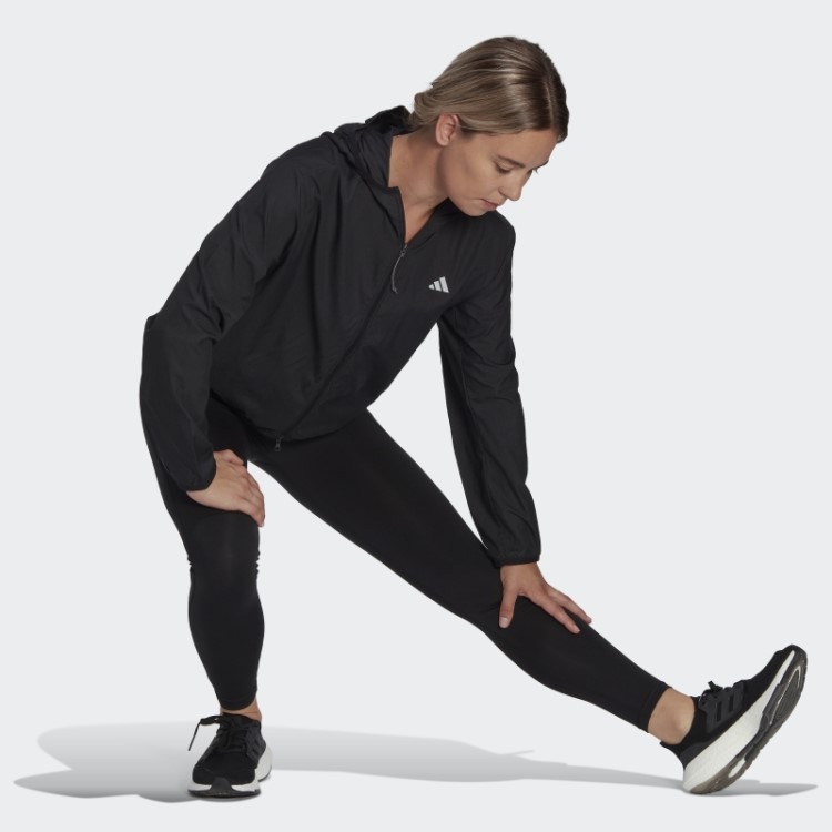 Blusão Preto Run It Adidas