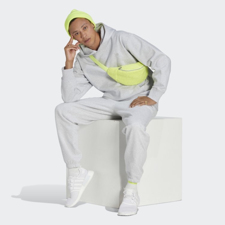 Moletom Com Capuz Adicolor Contempo Adidas Cinza Claro Urze